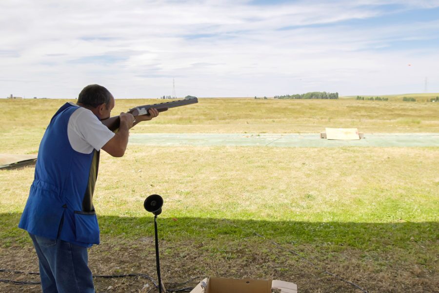 trap shooting recoil reduction